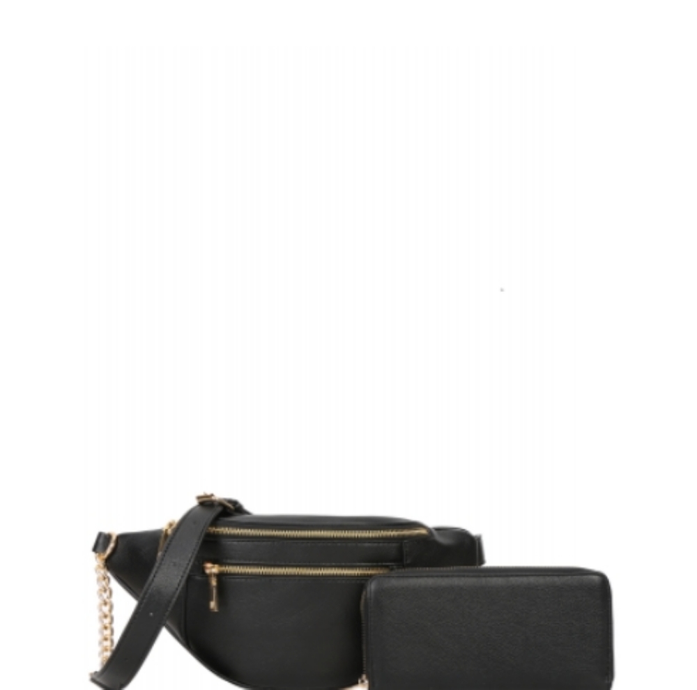 Black Travel Bag Set